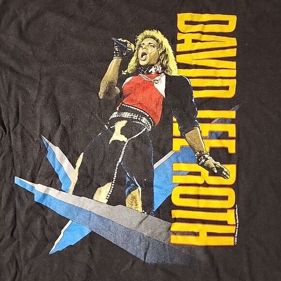 Vintage Concert T-Shirt David Lee Roth 1988 Van Halen Size XL - Picture 5 of 6